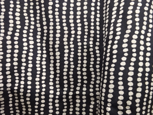  水玉模様二部式小紋着物